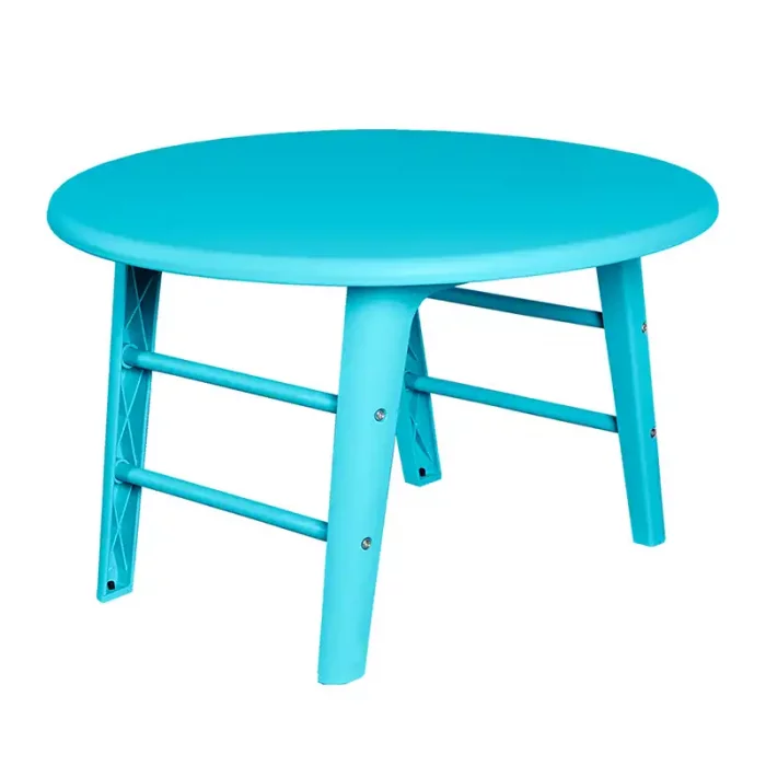 میز کودک دایره مینی تیکا رنگ آبی فیروزه ای P/TF0207/AF