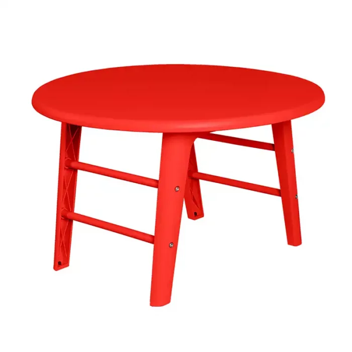 میز کودک دایره مینی تیکا رنگ قرمز P/TF0207/2908