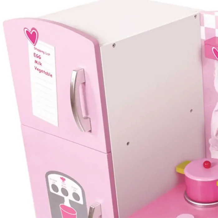 آشپزخانه چوبی Classic World مدل 4119 Pink Kitchen