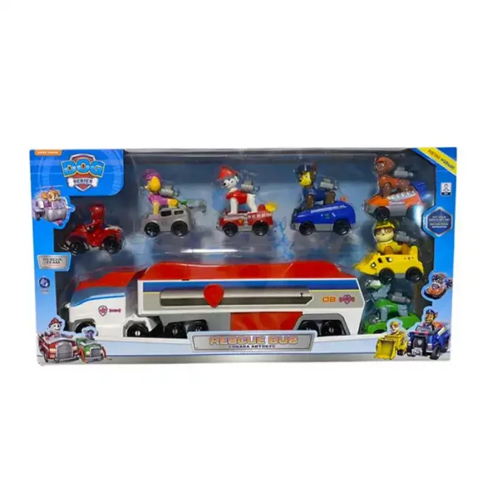 فیگور سگ های نگهبان پاوپاترول با اتوبوس Paw Patrol کد PH99