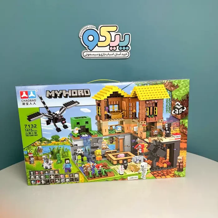 اسباب بازی لگو ماینکرافت 1415 تکه مدل روستا کد 7132