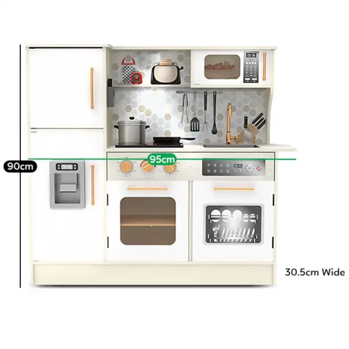 آشپزخانه چوبی کودک کلاسیک ورلد کرم Superior Kitchen classic world کد 5109