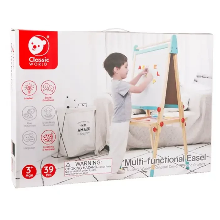 تخته سیاه و سفید Multi functional Easel classic world کد 53887