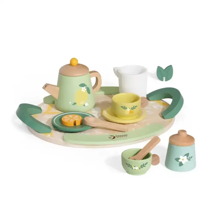 ست عصرانه خوری چوبی کلاسیک ورلد Vintage Afternoon Tea Se classic world کد 50576