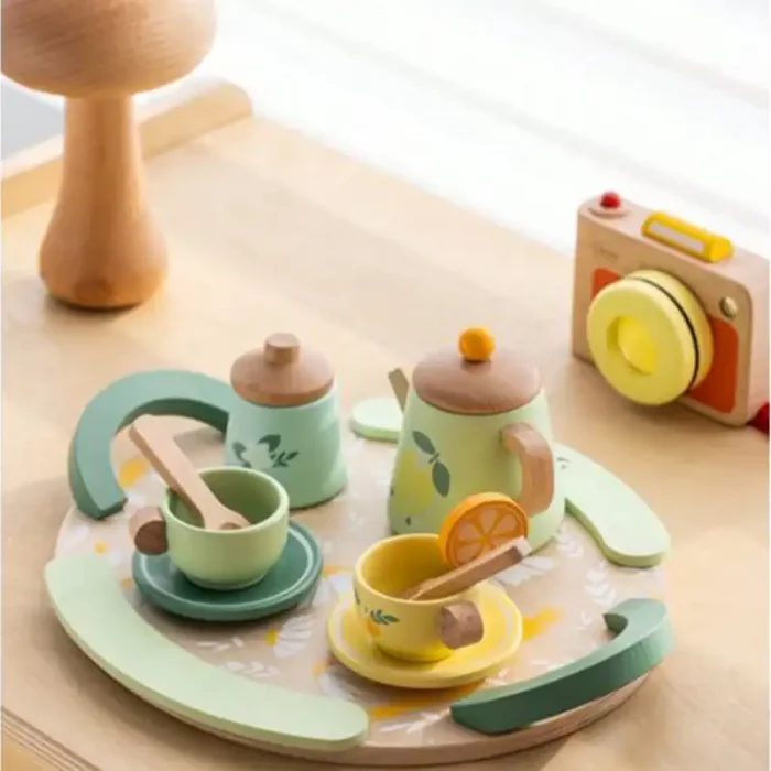 ست عصرانه خوری چوبی کلاسیک ورلد Vintage Afternoon Tea Se classic world کد 50576