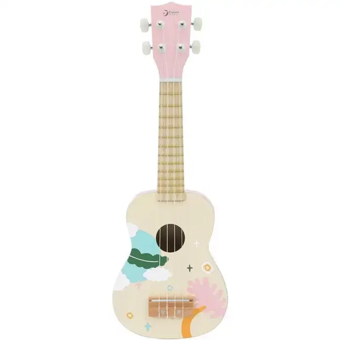 اسباب بازی گیتار چوبی صورتی کلاسیک ورلد Iris Ukulele classic world کد 40563