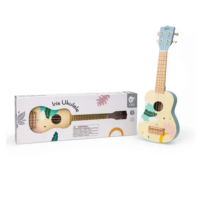 اسباب بازی گیتار چوبی آبی کلاسیک ورلد Iris Ukulele classic world کد 40560