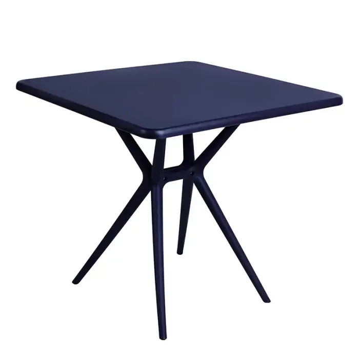 میز بزرگسال مربع  تیکا رنگ سورمه ای P/TF03/SO