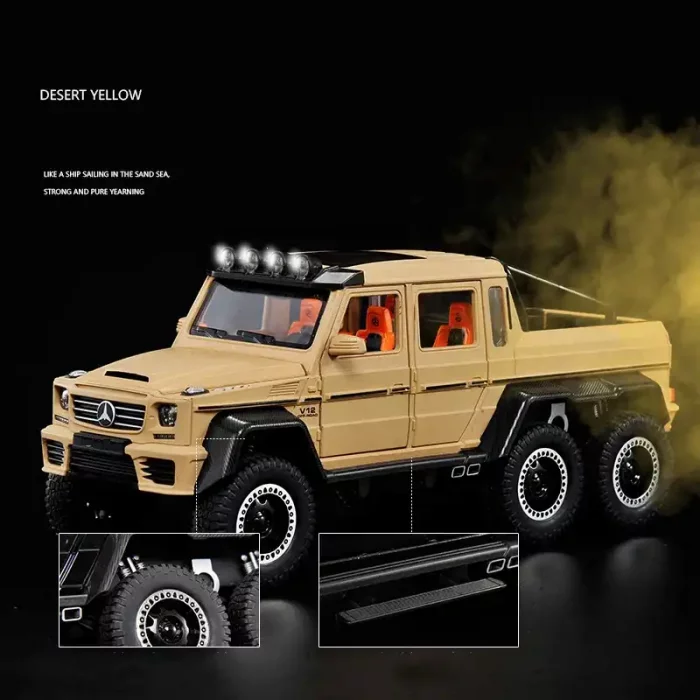 ماکت ماشین مرسدس بنز باراباس شش چرخ AMG G63 کد M929R