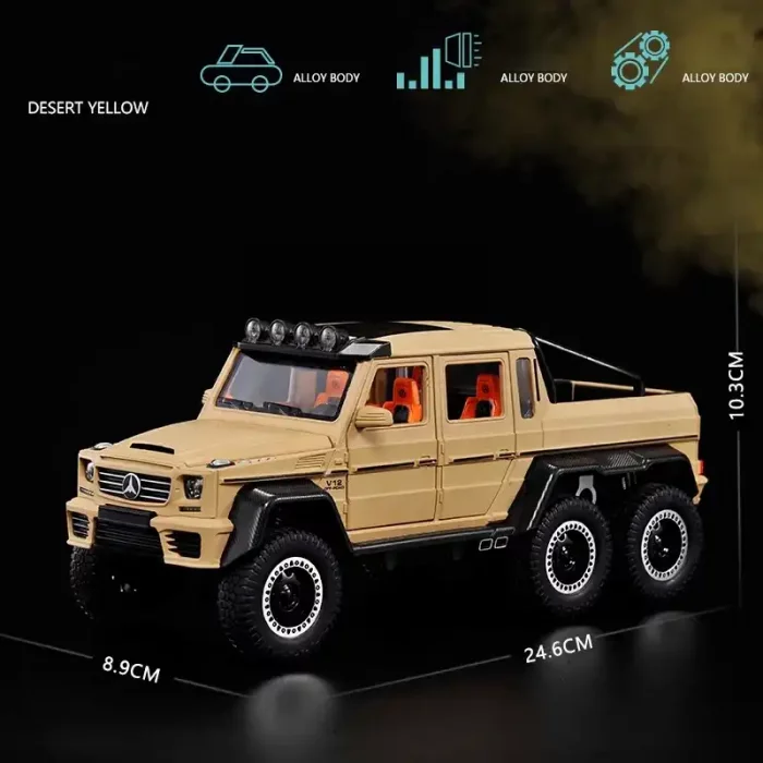 ماکت ماشین مرسدس بنز باراباس شش چرخ AMG G63 کد M929R