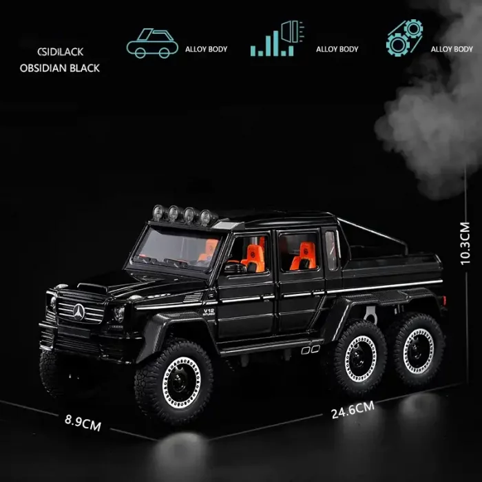 ماکت ماشین مرسدس بنز باراباس شش چرخ AMG G63 کد M929R