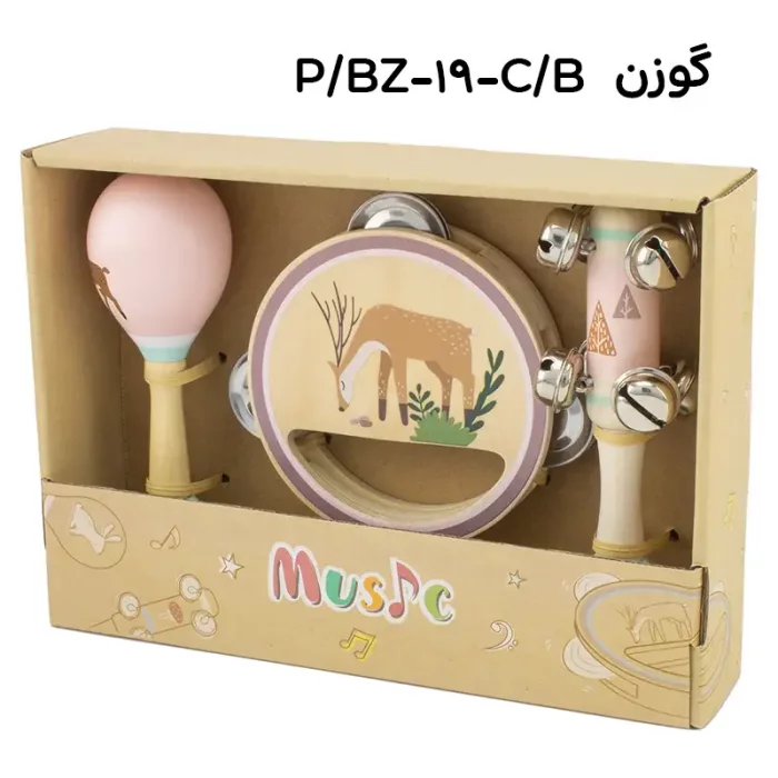 اسباب بازی ست موسیقی چوبی پیکاردو کد BZ-19-C