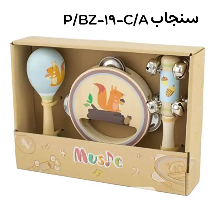 اسباب بازی ست موسیقی چوبی پیکاردو کد BZ-19-C