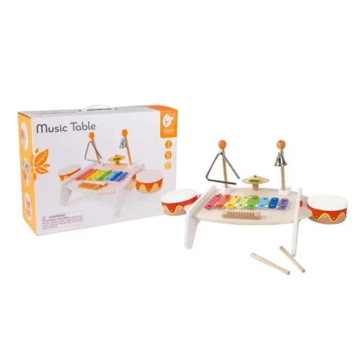 میز بازی چوبی بلز و درام کلاسیک ورلد Classic World Music Table کد 40529