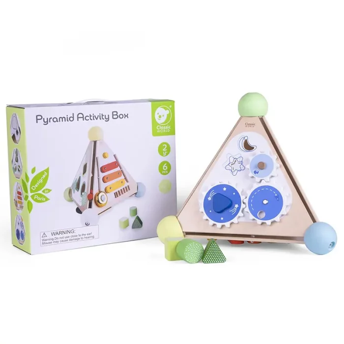 اسباب بازی هرم هوش کلاسیک ورلد Classic world Pyramid Activity Box کد 54723