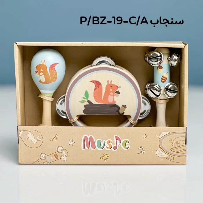 اسباب بازی ست موسیقی چوبی پیکاردو کد BZ-19-C