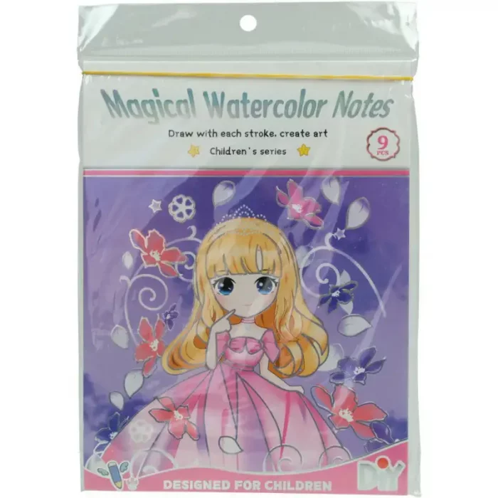 دفتر نقاشی آبرنگی طرح کودک کد QSG007