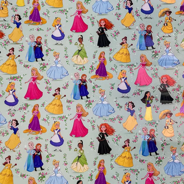 کاغذ کادو یک رو طرح  پرنسس دیزنی کد 2011401086