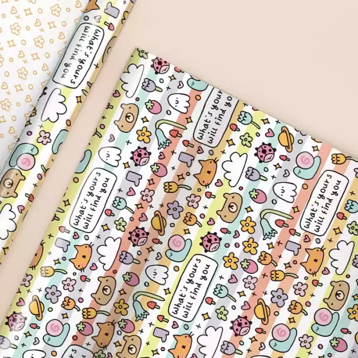 کاغذ کادو یک رو طرح فانتزی کد 2011001170