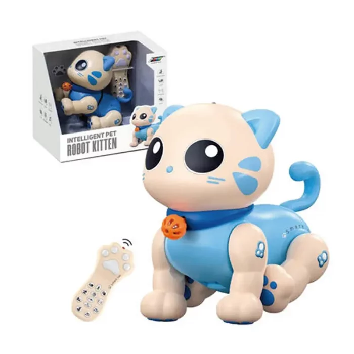 اسباب بازی ربات گربه کنترلی رنگ آبی کد P/K31A/B