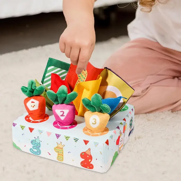 مکعب حسی مونته سوری کاشت هویج طرح شهر بازی کد QBX16A