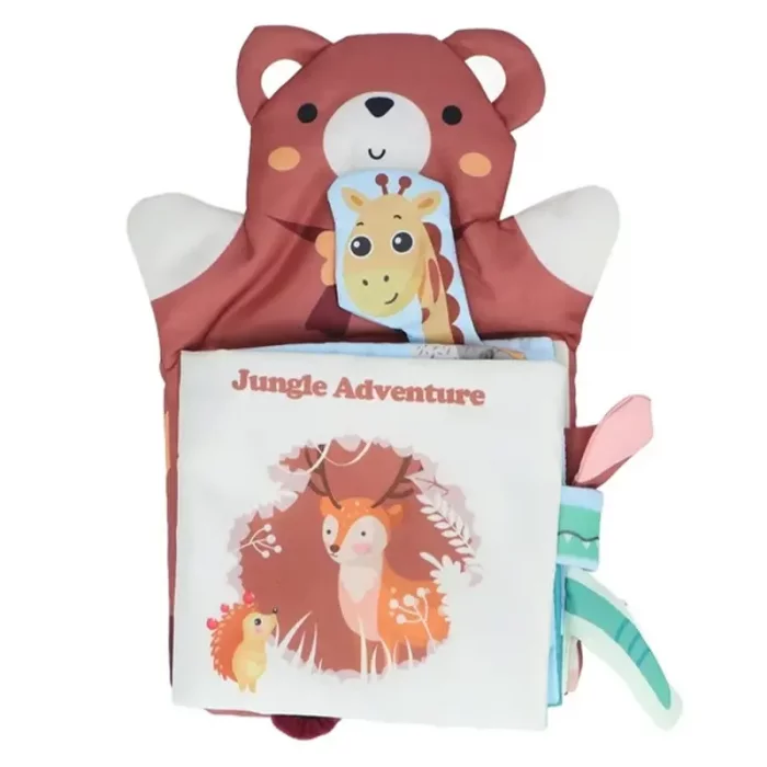 کتاب پارچه ای عروسکی مدل حیوانات جنگل کد 6142156