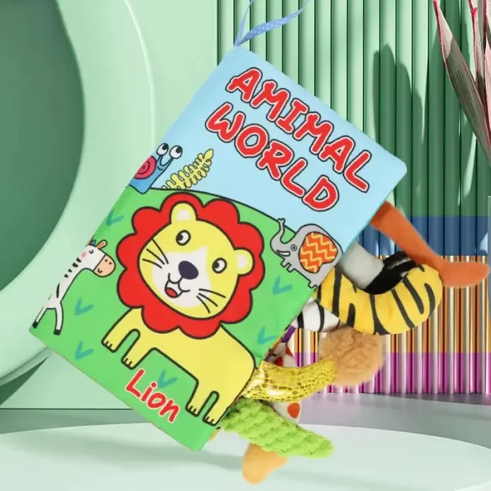 کتاب پارچه ای آموزش دم مدل دنیای حیوانات کد 6142152