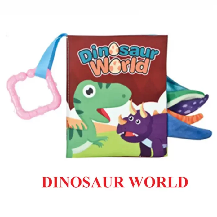 کتاب پارچه ای آموزشی طرح دایناسور کد 66529A2