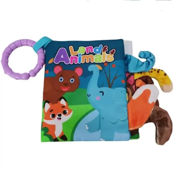 کتاب پارچه ای آموزشی طرح حیوانات جنگل کد 66529A3