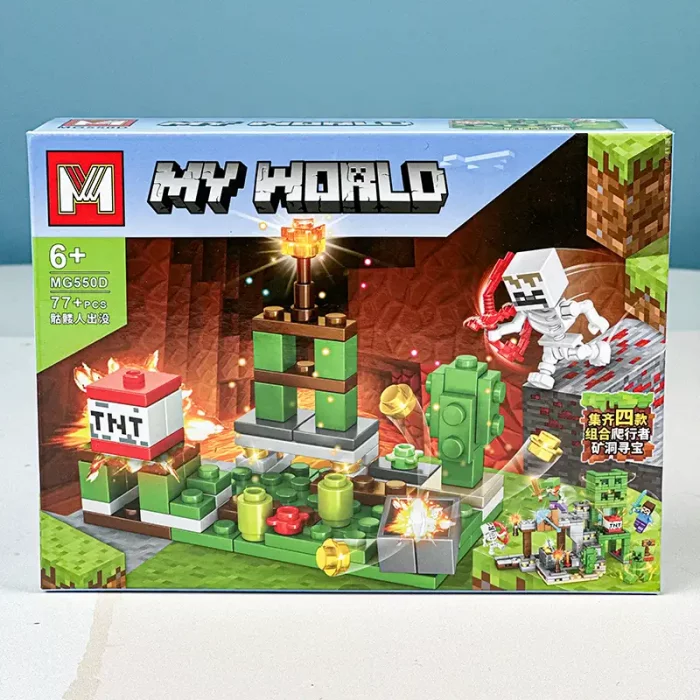 اسباب بازی لگو ماینکرافت 77 تکه کد MG550D