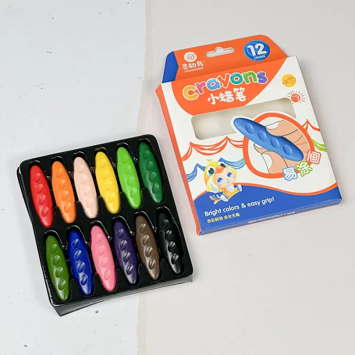 مداد شمعی جادویی 12 رنگ کد LD200812