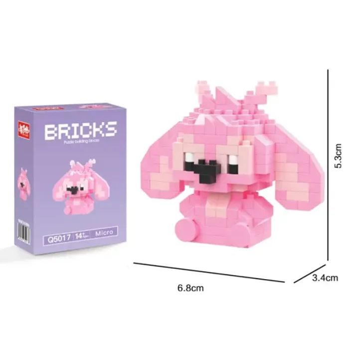 لگو آیکون مدل استیچ صورتی کد Q5017