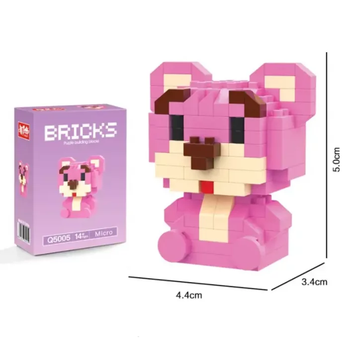 لگو آیکون مدل خرس صورتی کد Q5005