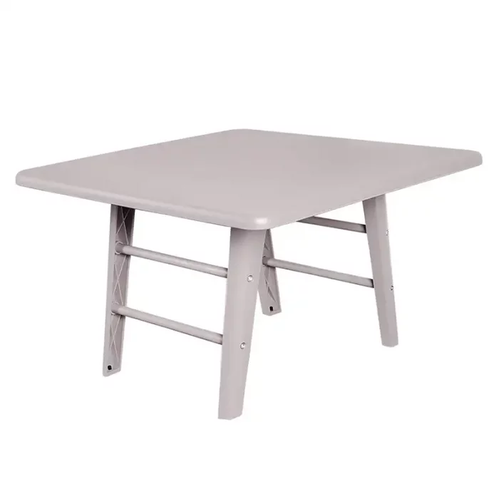 میز کودک مربع مینی تیکا رنگ خاکستری روشن P/TF0307/8167