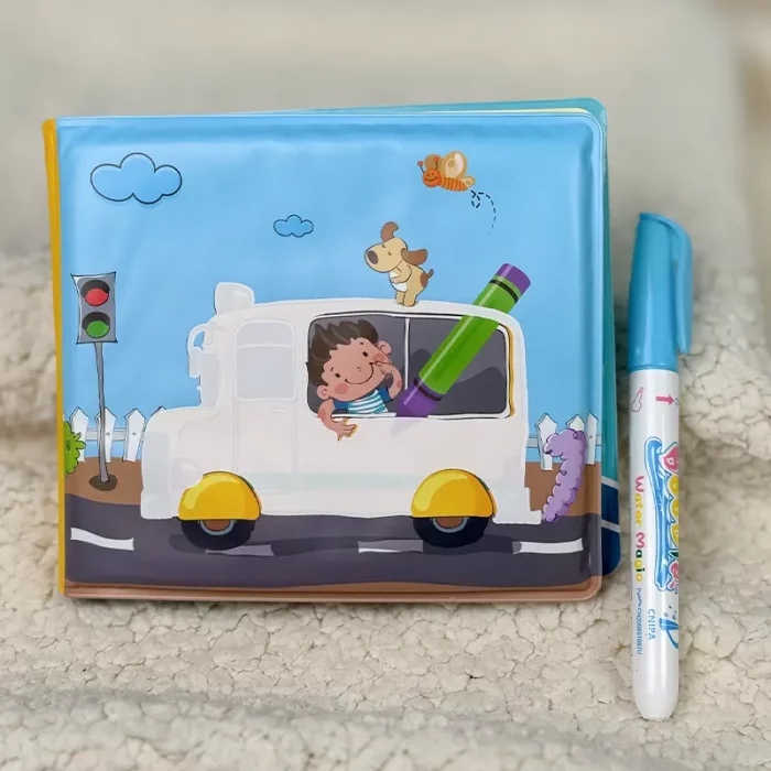 کتاب حمام کودک طرح وسایل نقلیه کد P/TS29911/F