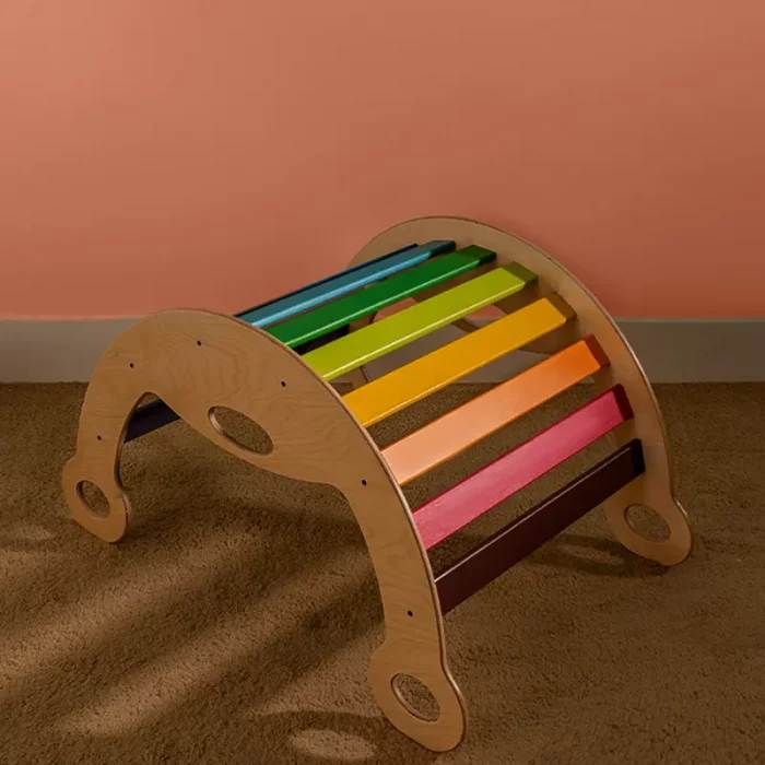 راکر چوبی رنگین کمان کد 4007