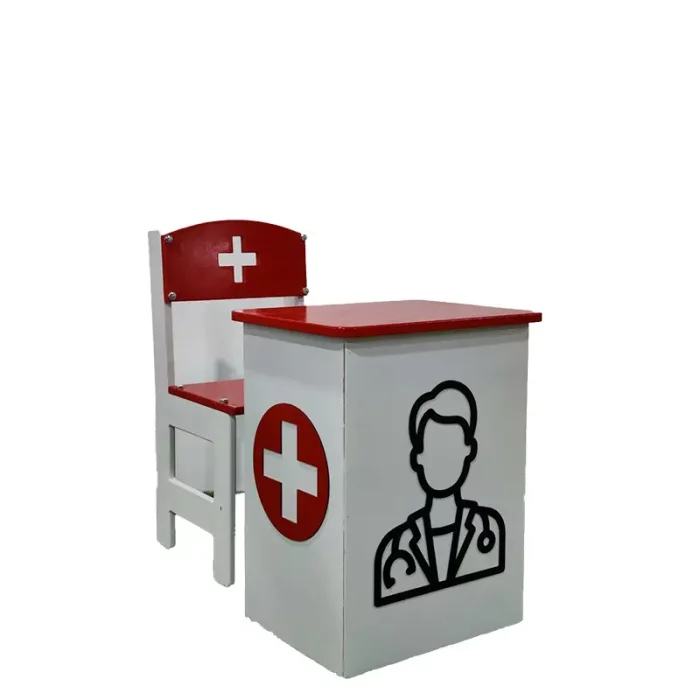اسباب بازی مشاغل مدل میز و صندلی پزشکی کد 6181399