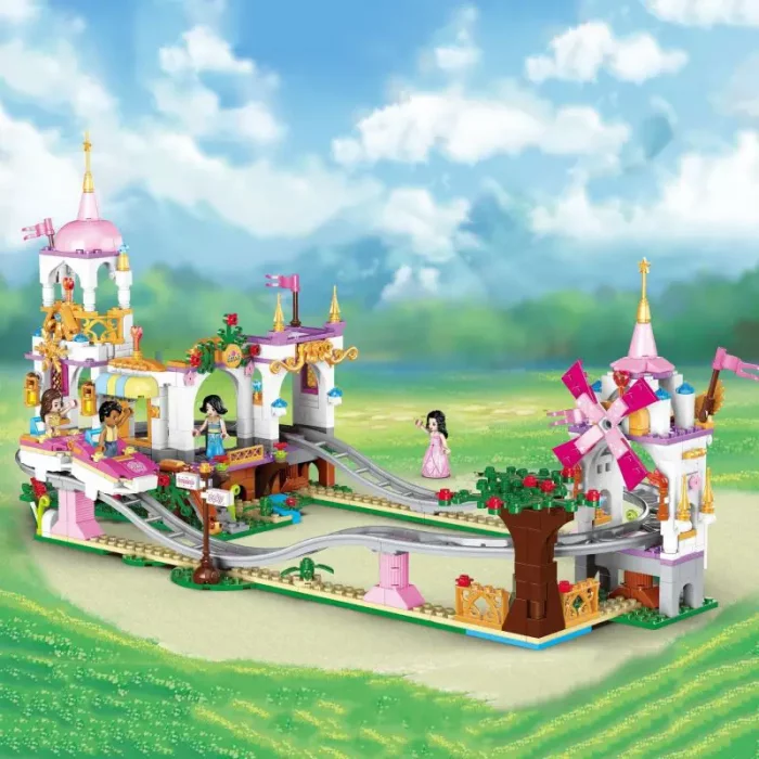 اسباب بازی لگو رولر کوستر پرنسسی 711 تکه کد QL1194