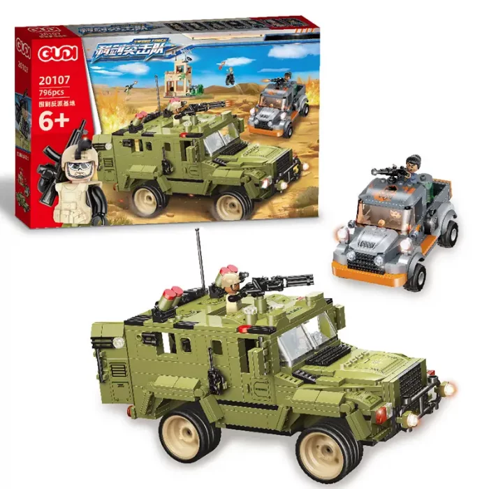 اسباب بازی لگو جیپ جنگی 796 تکه کد 20107