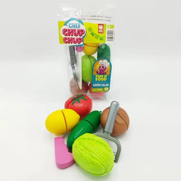 اسباب بازی ست برش مدل سالاد سبز کد P/1121/B
