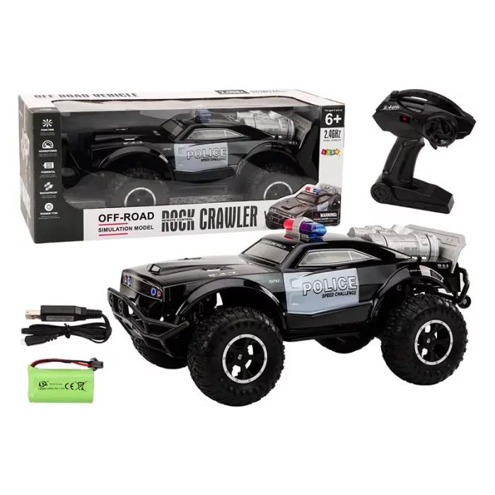 ماشین کنترلی آفرود پلیس چراغدار کد 90206F