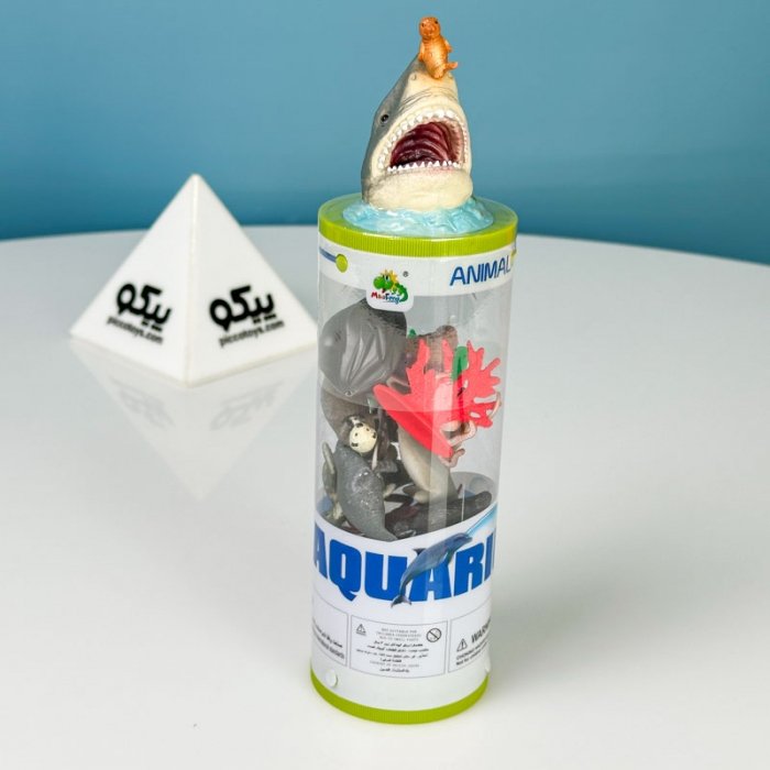 فیگور حیوانات دریایی طرح استوانه ای کد HY4315B