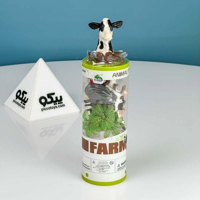 فیگور حیوانات مزرعه طرح استوانه ای کد NC3315