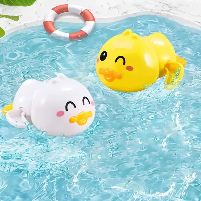 اسباب بازی حمام مدل اردک کوکی زرد و سفید کد 6200669