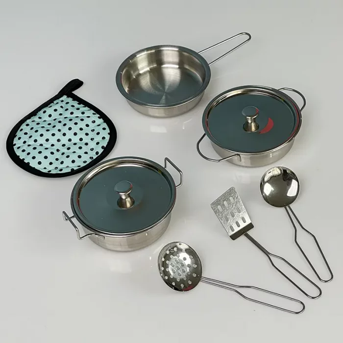 اسباب بازی ست قابلمه فلزی کد 3666