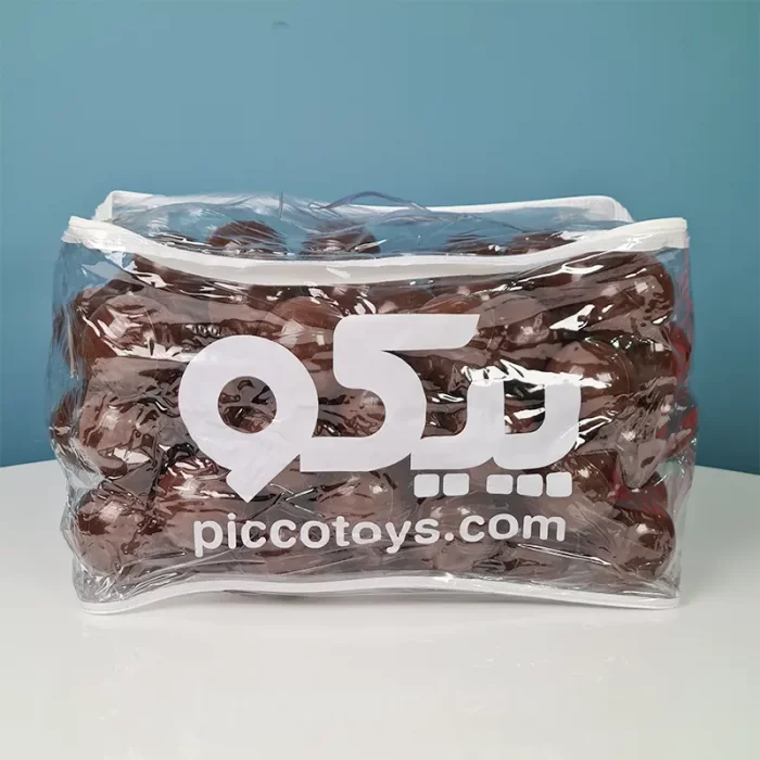 توپ رنگی بسته 100 تایی رنگ قهوه ای کد P/TPN0100/BR