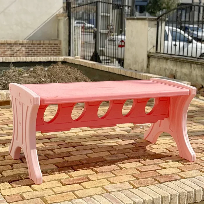 میز کودک مستطیل 6 نفره صورتی مدل P/VAN110/SU