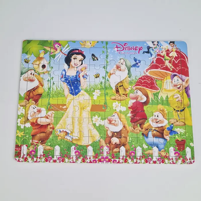 پازل چوبی کودک مدل سفید برفی و هفت کوتوله کد 6249218