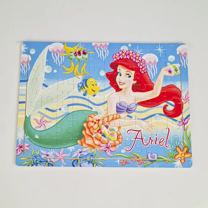 پازل چوبی کودک مدل پری دریایی کد 6249188