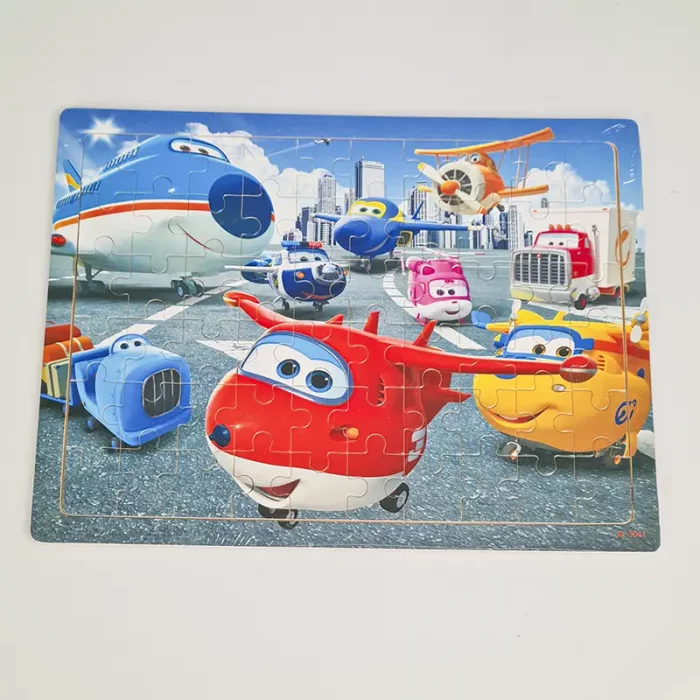 پازل چوبی کودک مدل هواپیماها کد 6249169